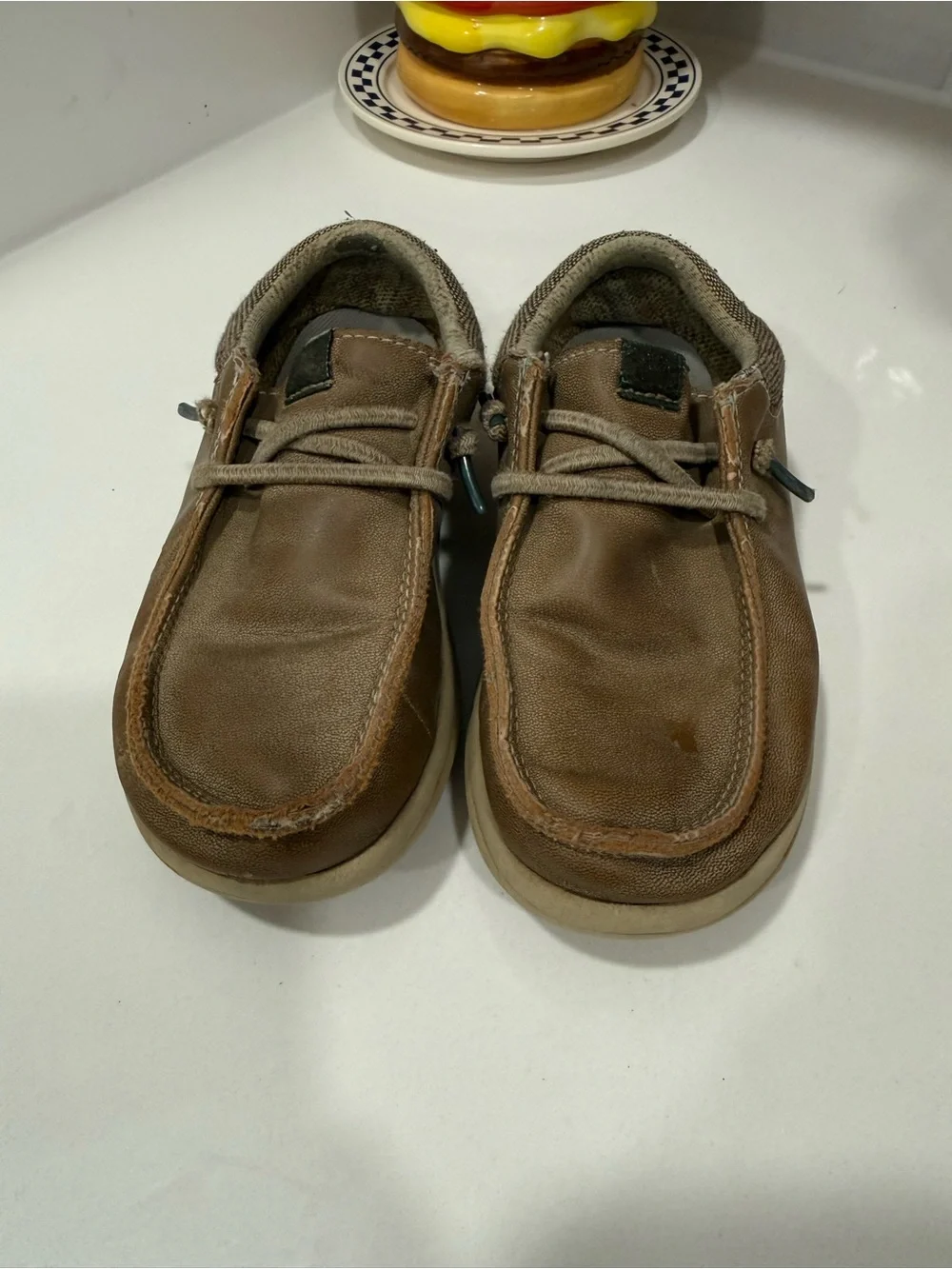 Hey Dude Kids Brown Slip-On Moccasins